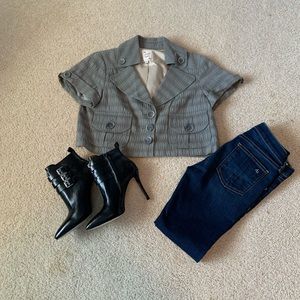 Nanette Lepore Cropped Jacket Size 8